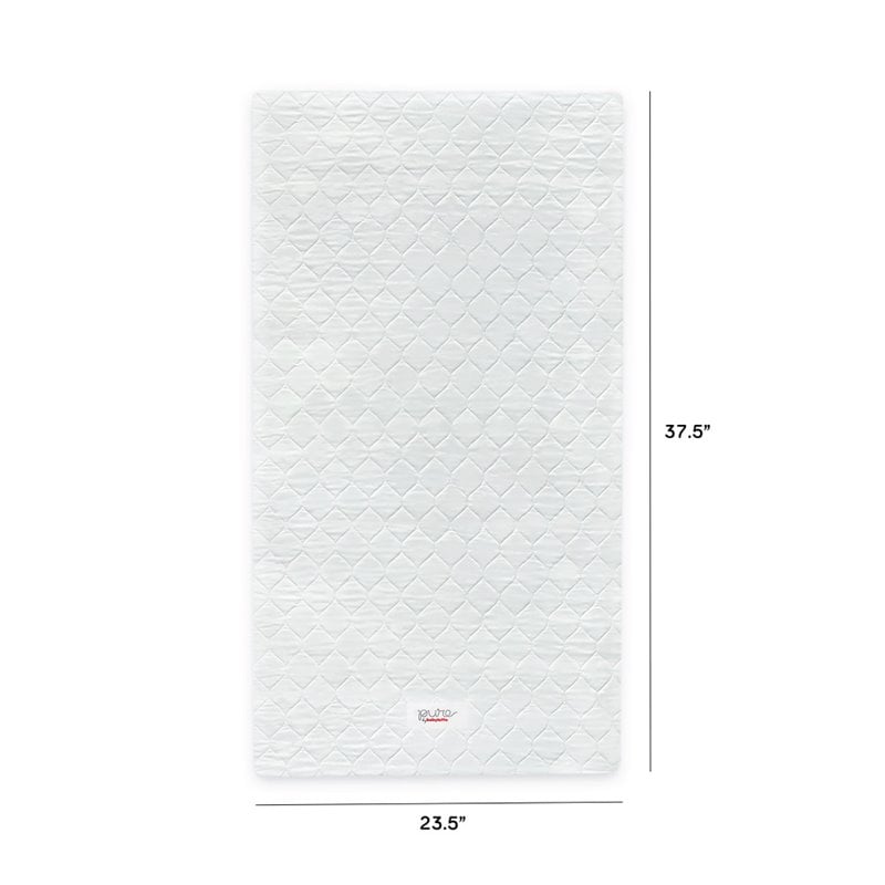 Babyletto Pure Core Mini Crib Mattress w/Quilted Waterproof Cover- Lightweight