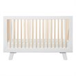 Hudson 3-in-1 Convertible Crib with Toddler Bed Conversion Kit - White/Natural
