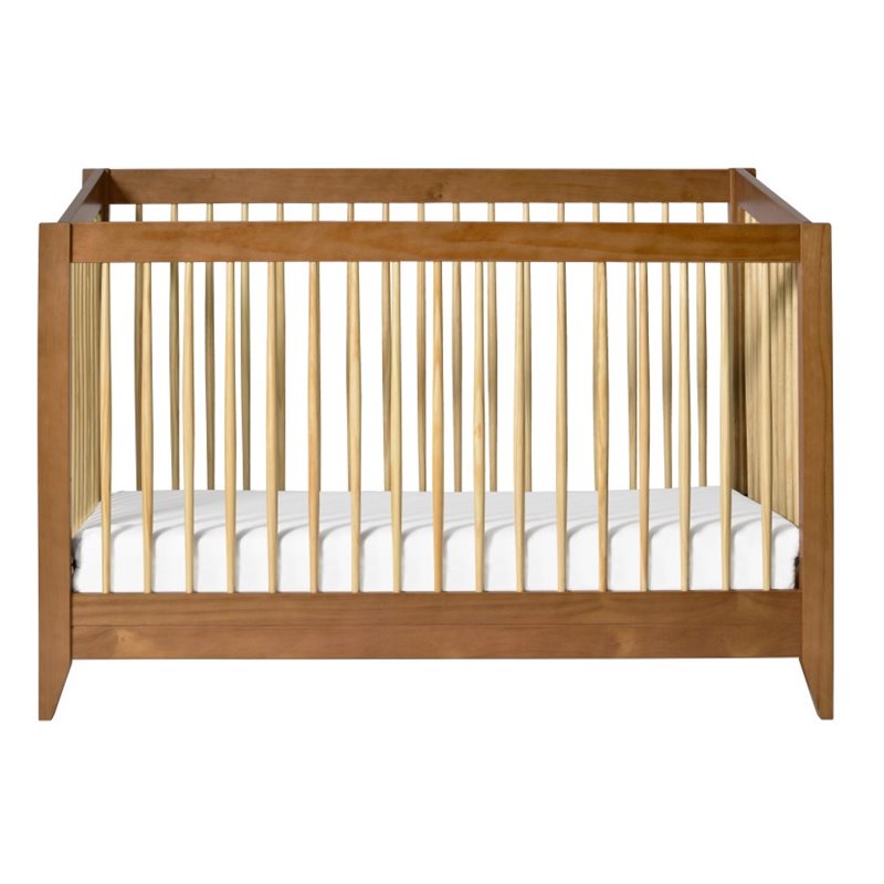 Sprout 4-in-1 Convertible Crib & Toddler Bed Conversion Kit Chestnut/Natural