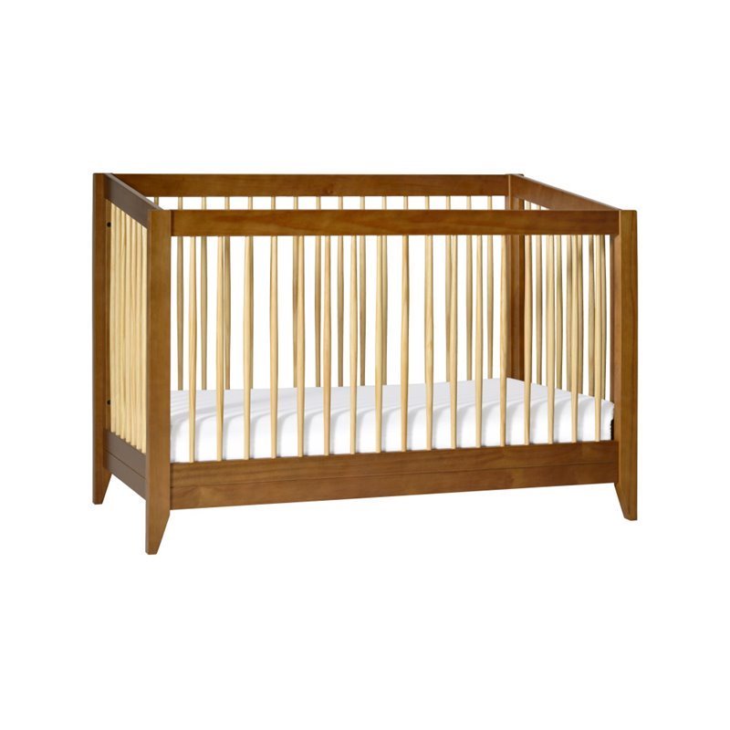 Sprout 4-in-1 Convertible Crib & Toddler Bed Conversion Kit Chestnut/Natural