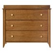 Babyletto Sprout 3 Drawer Dresser with Removable Changing Tray in Chestnut