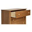 Babyletto Sprout 3 Drawer Dresser with Removable Changing Tray in Chestnut