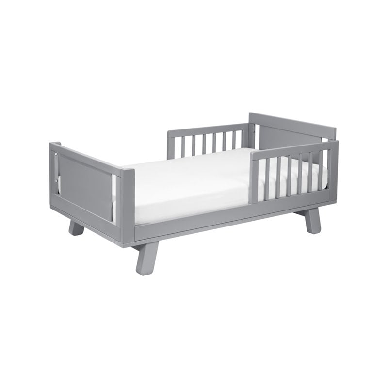 Babyletto Pine Wood Junior Bed Conversion Kit in Gray