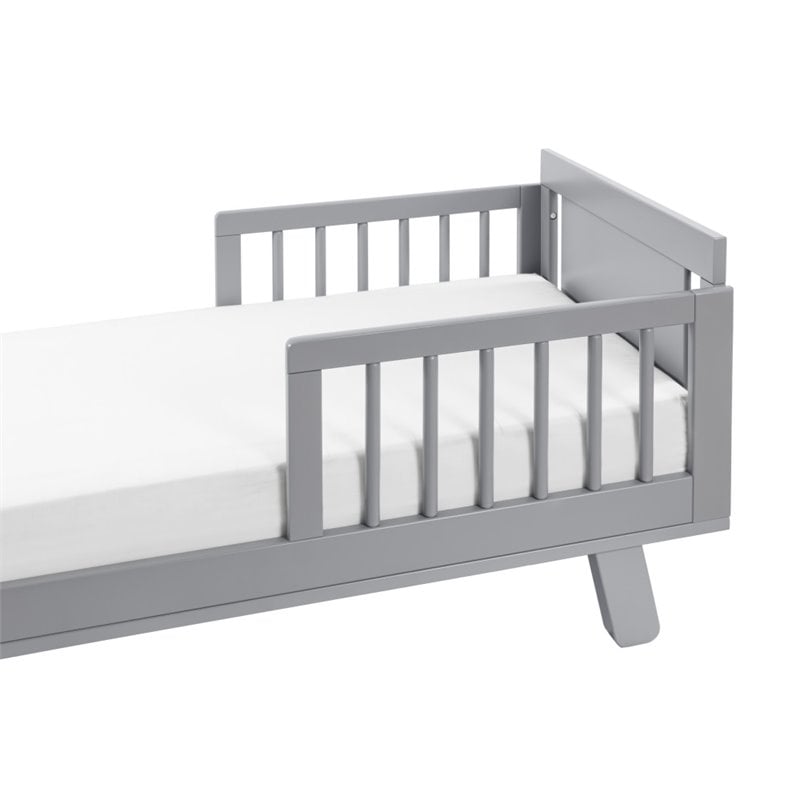 Babyletto Pine Wood Junior Bed Conversion Kit in Gray