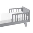 Babyletto Pine Wood Junior Bed Conversion Kit in Gray
