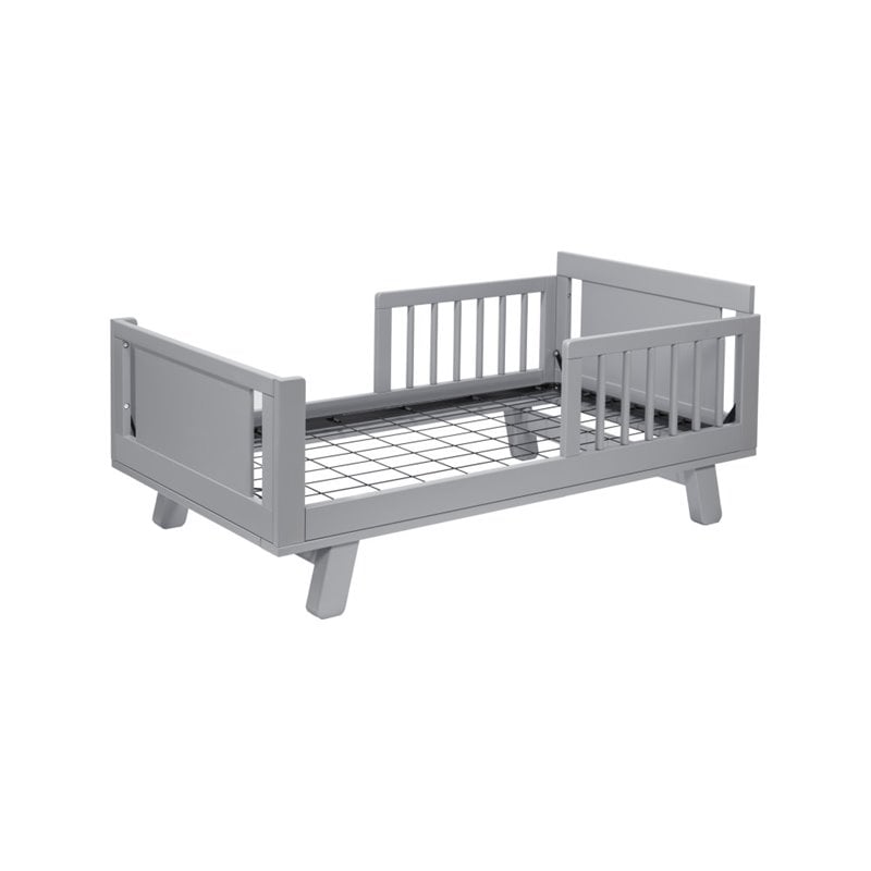 Babyletto Pine Wood Junior Bed Conversion Kit in Gray