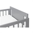 Babyletto Pine Wood Junior Bed Conversion Kit in Gray
