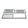 Babyletto Pine Wood Junior Bed Conversion Kit in Gray
