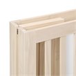 Babyletto Origami Portable Folding Mini Crib with Casters in Washed Natural