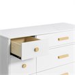 Babyletto Lolly 6 Drawer Double Dresser in White and Natural