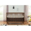 Peggy 3-in-1 Convertible Crib with Toddler Bed Conversion Kit in Natural Walnut