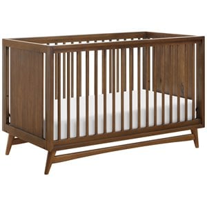 Peggy 3-in-1 Convertible Crib with Toddler Bed Conversion Kit in Natural Walnut