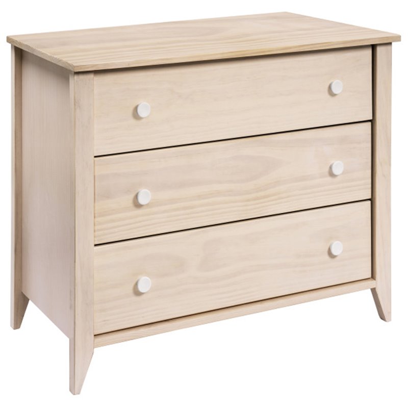 Babyletto Sprout 3 Drawer Dresser with Removable Changing Tray in Natural