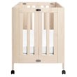 Babyletto Maki Full Portable Crib with Toddler Bed Conversion Kit in Natural