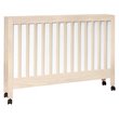 Babyletto Maki Full Portable Crib with Toddler Bed Conversion Kit in Natural