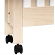 Babyletto Maki Full Portable Crib with Toddler Bed Conversion Kit in Natural