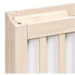 Babyletto Maki Full Portable Crib with Toddler Bed Conversion Kit in Natural