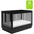 Babyletto Harlow 3-in-1 Convertible Crib with Toddler Bed Conversion Kit - Black