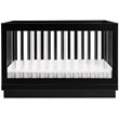 Babyletto Harlow 3-in-1 Convertible Crib with Toddler Bed Conversion Kit - Black