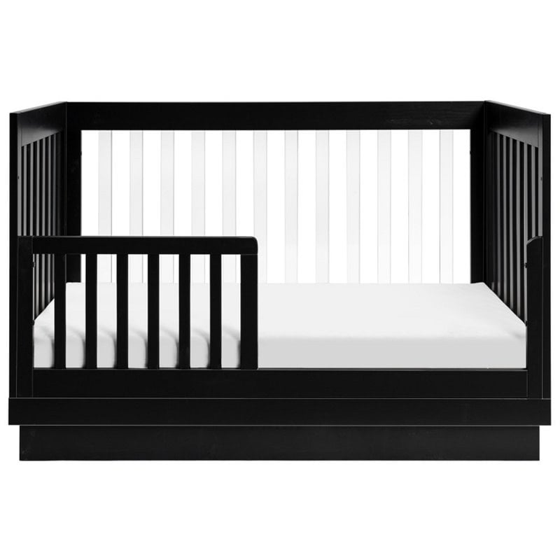 Babyletto Harlow 3-in-1 Convertible Crib with Toddler Bed Conversion Kit - Black