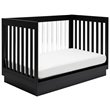 Babyletto Harlow 3-in-1 Convertible Crib with Toddler Bed Conversion Kit - Black