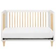 4-in-1 Convertible Baby Crib with Dresser with Changing Tray Set in Natural