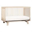 3-in-1 Convertible Crib Set with Dresser and Changing Tray in Natural