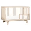 3-in-1 Convertible Crib Set with Dresser and Changing Tray in Natural