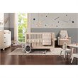 3-in-1 Convertible Crib Set with Dresser and Changing Tray in Natural