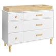 Babyletto Pine Wood Universal Wide Removable Changing Tray in Natural