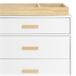 Babyletto Pine Wood Universal Wide Removable Changing Tray in Natural