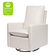 Babyletto Cali Pillowback Swivel Glider in Performance Cream Eco-Weave