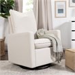 Babyletto Cali Pillowback Swivel Glider in Performance Cream Eco-Weave