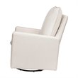 Babyletto Cali Pillowback Swivel Glider in Performance Cream Eco-Weave