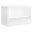 Babyletto Bento 3-In-1 Convertible Storage Crib With Bed Conversion Kit In White