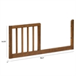 Babyletto Gelato Wood Mini Toddler Bed Conversion Rail in Natural Walnut