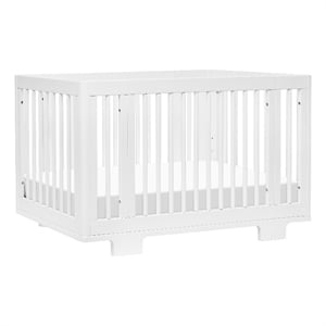 Babyletto Yuzu 8-in-1 Wood Convertible Crib with Conversion Kits in White