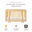 Babyletto Yuzu 8-in-1 Wood Convertible Crib with Conversion Kits in Natural