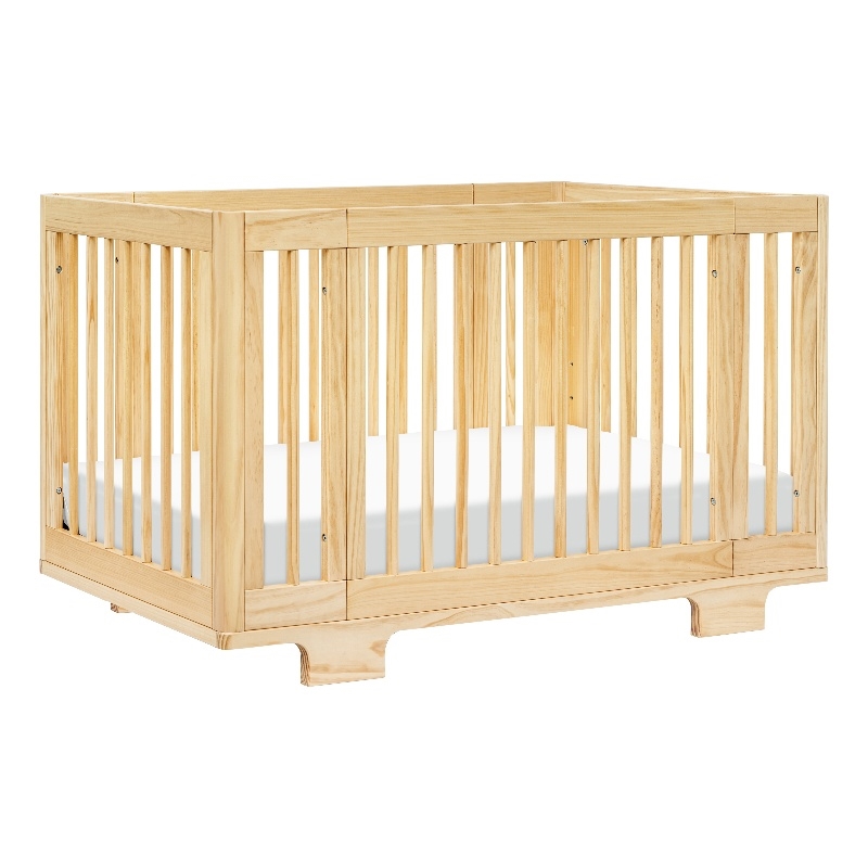 Babyletto Yuzu 8-in-1 Wood Convertible Crib with Conversion Kits in Natural