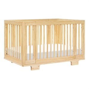 Babyletto Yuzu 8-in-1 Wood Convertible Crib with Conversion Kits in Natural
