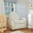 Babyletto Nami Fabric Glider Recliner with Electronic Control and USB in Cream