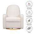 Babyletto Nami Fabric Glider Recliner with Electronic Control and USB in Cream