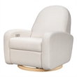 Babyletto Nami Fabric Glider Recliner with Electronic Control and USB in Cream
