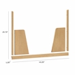 Babyletto Bondi Boucle Birch Wood Junior Bed Conversion Kit in Honey