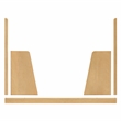 Babyletto Bondi Boucle Birch Wood Junior Bed Conversion Kit in Honey