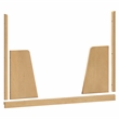 Babyletto Bondi Boucle Birch Wood Junior Bed Conversion Kit in Honey