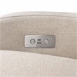Babyletto Nami Glider Recliner w/Electronic Control and USB in Performance Beach