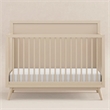Babyletto Palma Mid-Century Solid Wood 4-in-1 Convertible Crib in Taupe