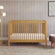 Babyletto Swell 4-in-1 Convertible Crib in Honey