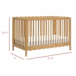 Babyletto Swell 4-in-1 Convertible Crib in Honey